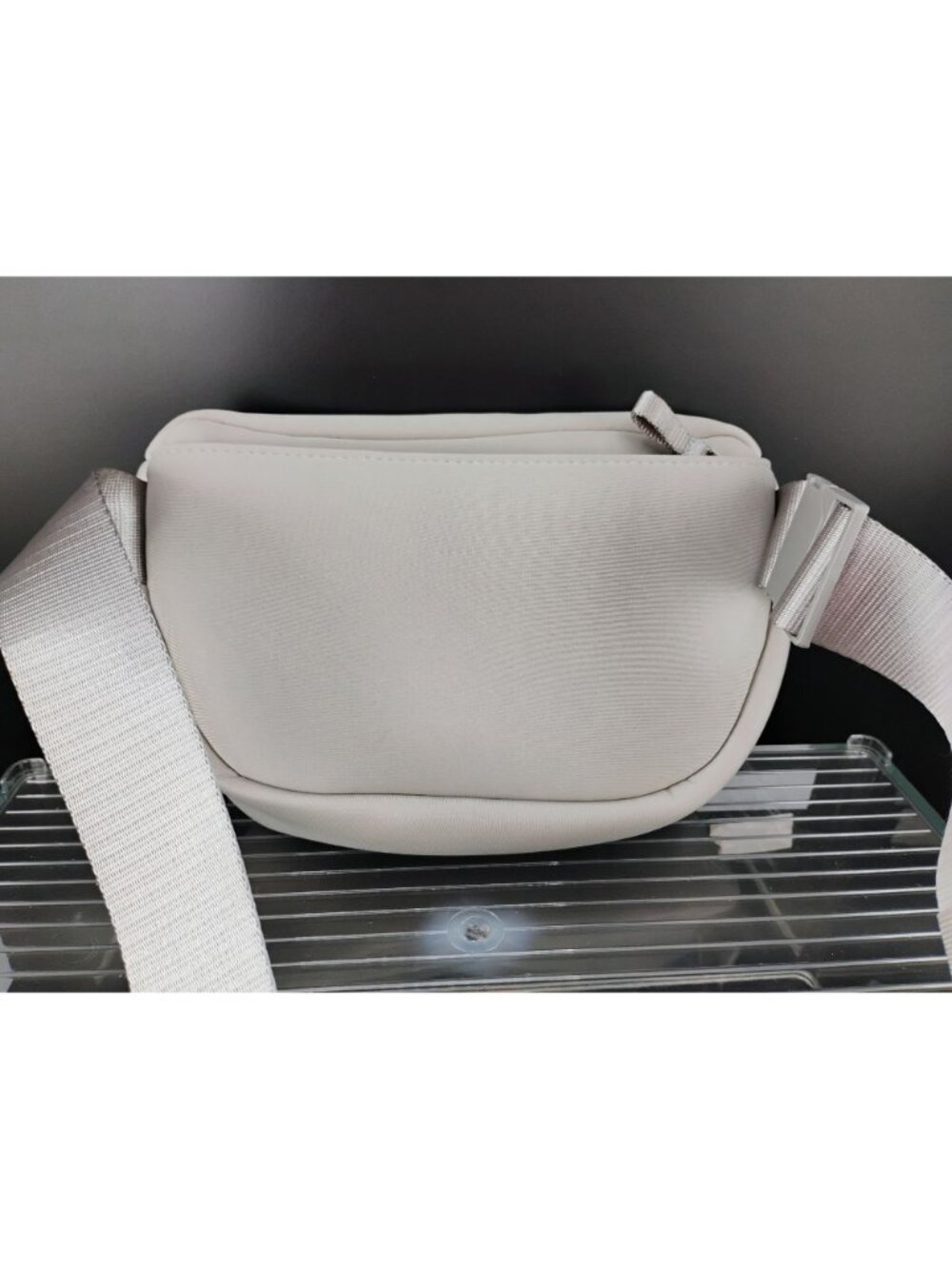 All in Motion Small Beige Crossbody Waist Bag With Adjustable Strap - Picture 2 of 9